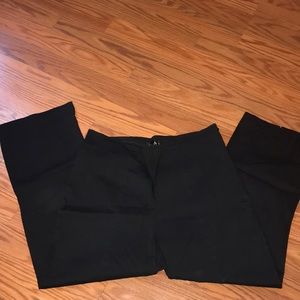 Black stretch dress capris  size 8